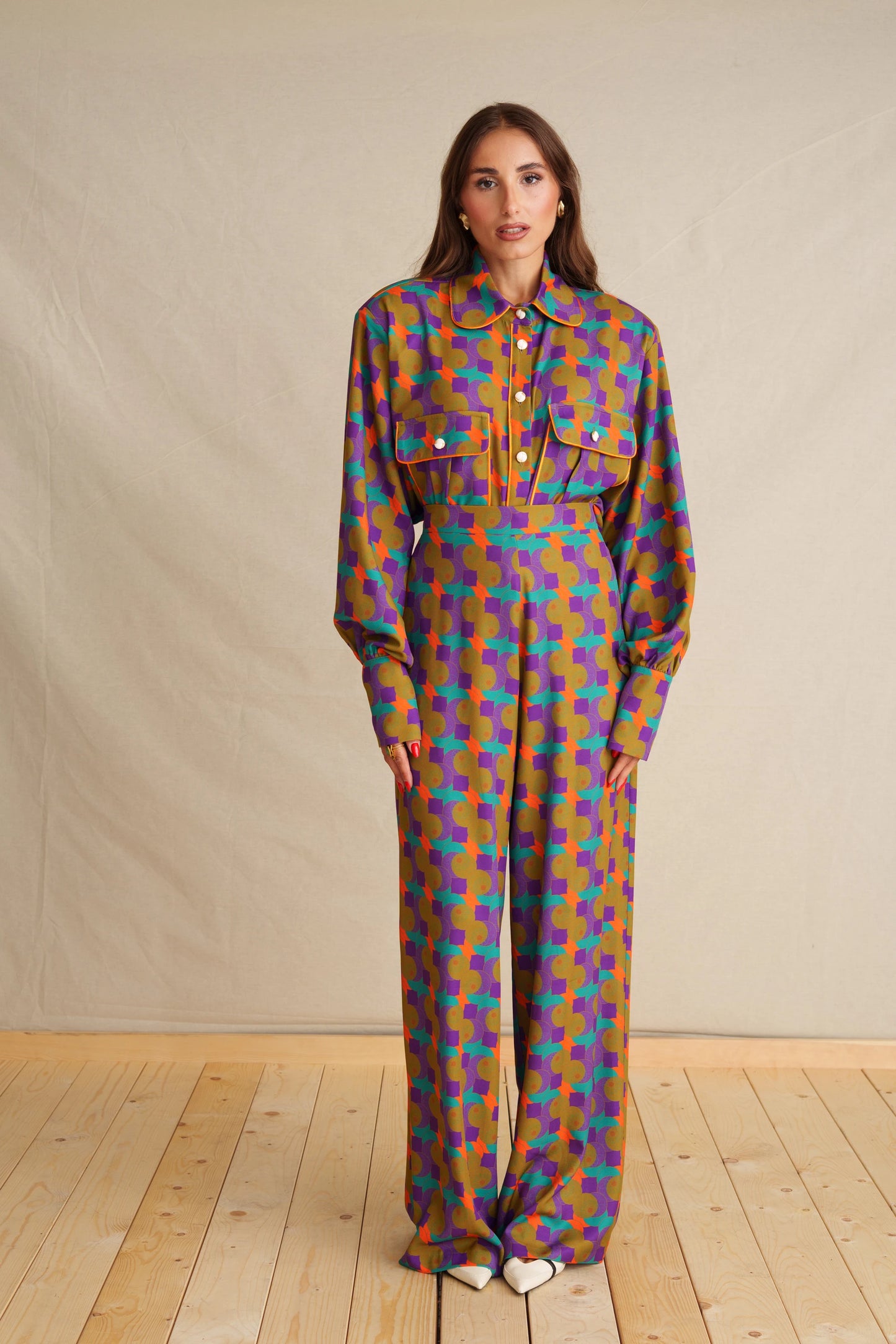 Color Bomb Safari Shirt