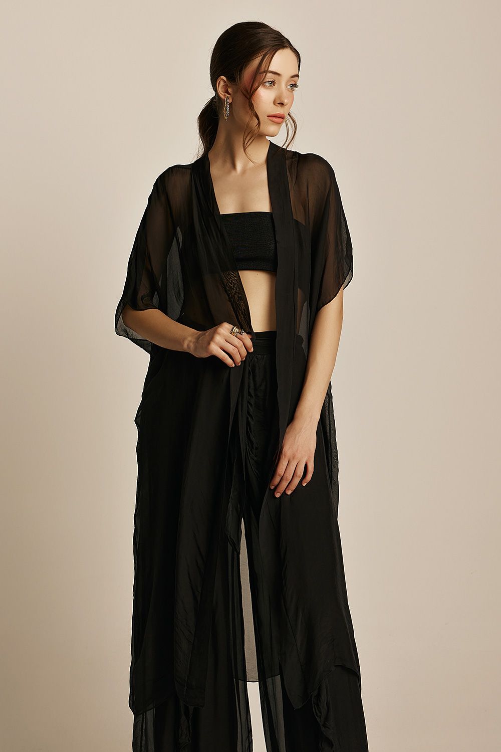 Rhea Kimono | Black