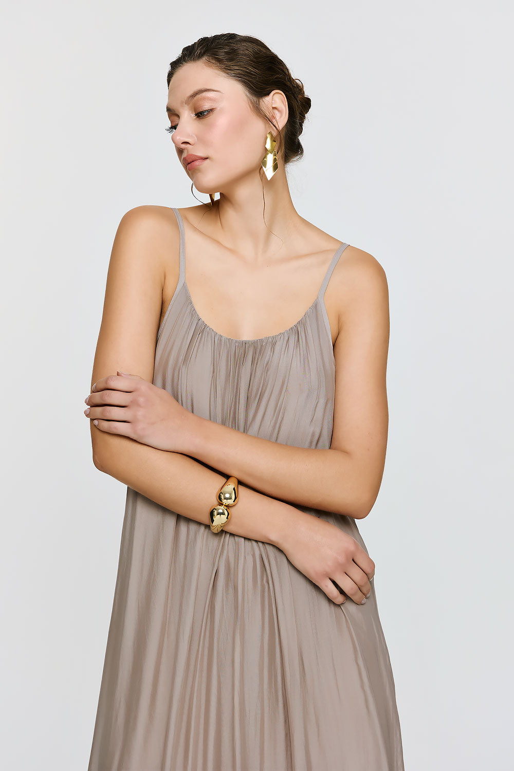 Dione Dress | Beige