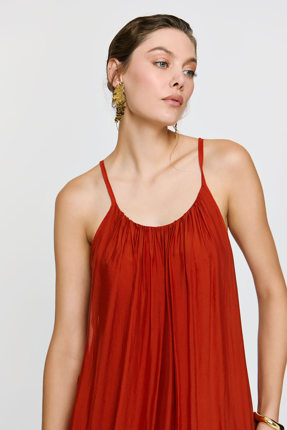 Dione Dress | Burnt Orange