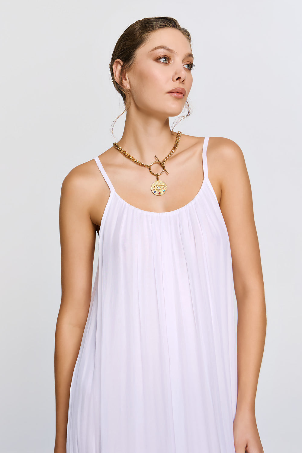 Dione Dress | White
