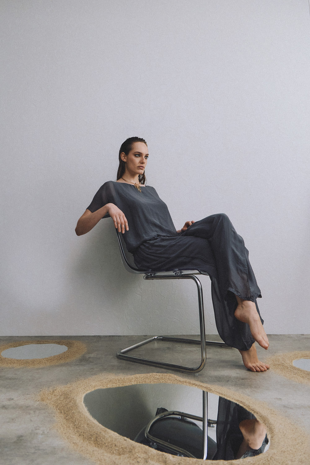 Eugenie Top | Grey