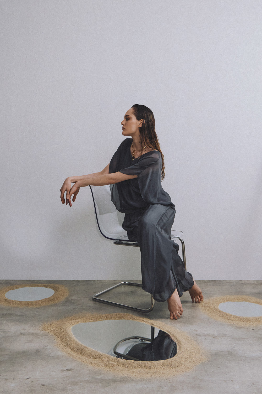 Eugenie Top | Grey