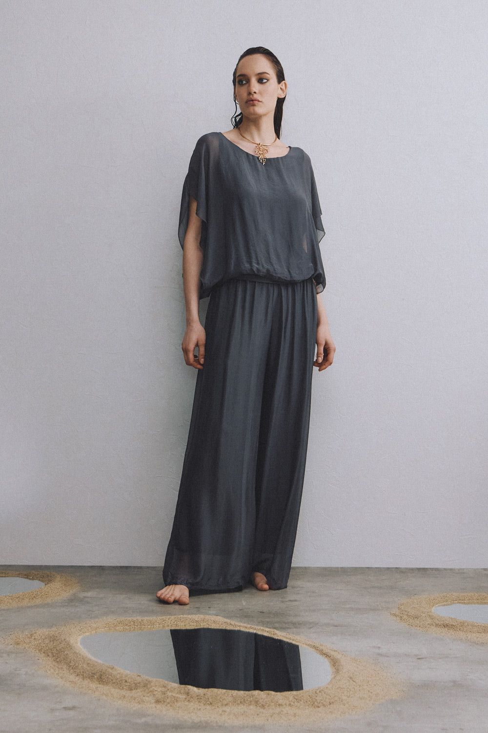 Eugenie Top | Grey