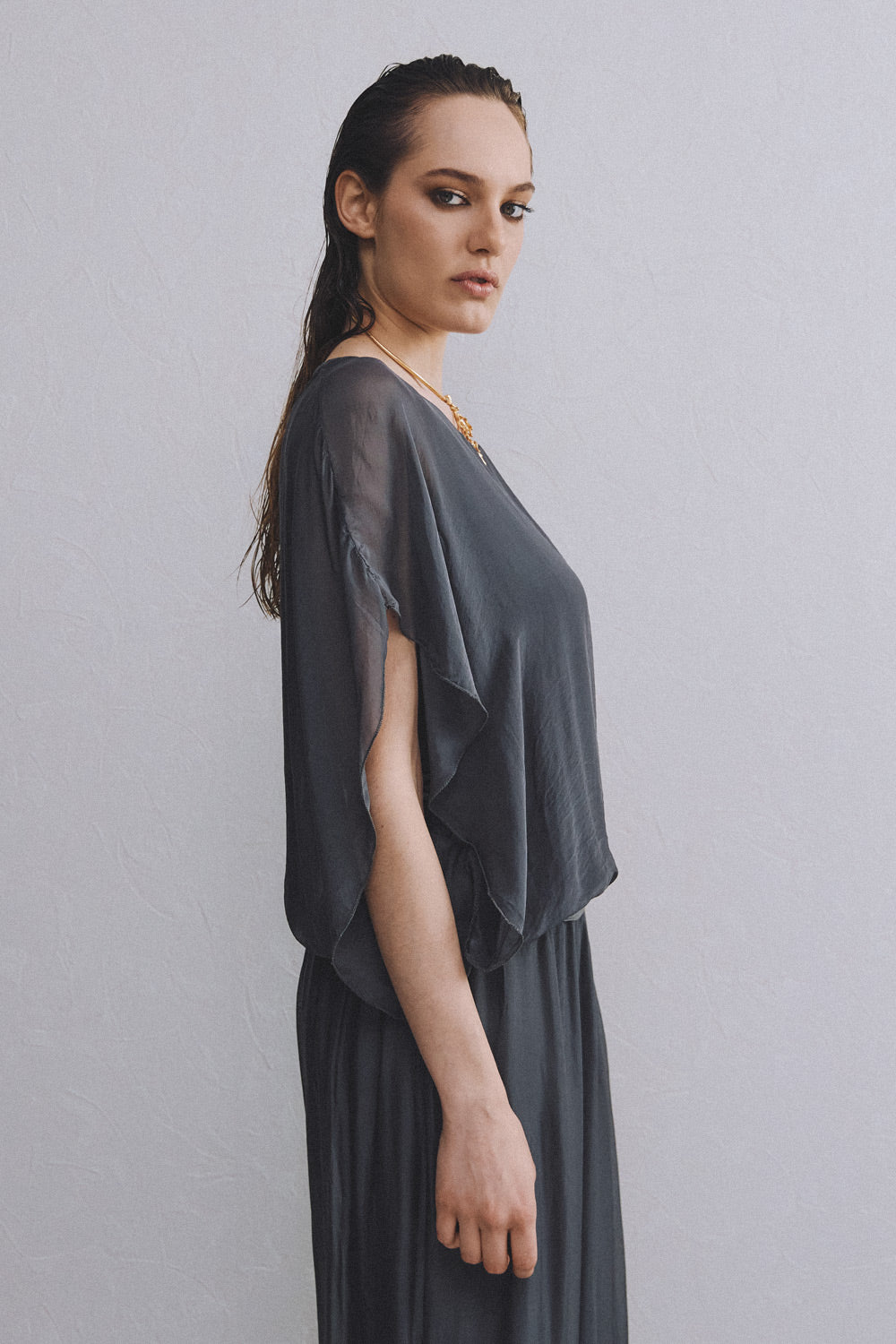 Eugenie Top | Grey