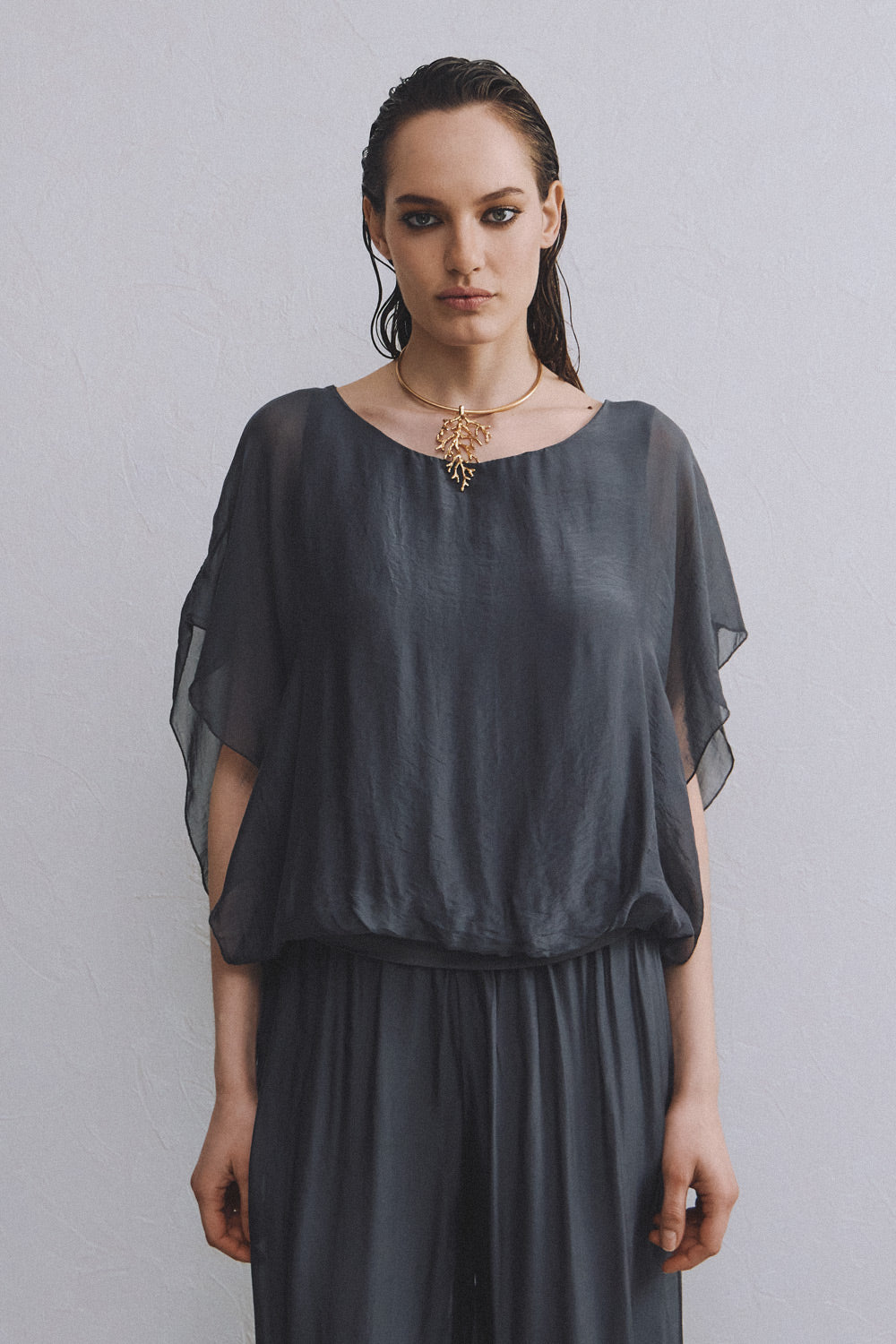 Eugenie Top | Grey
