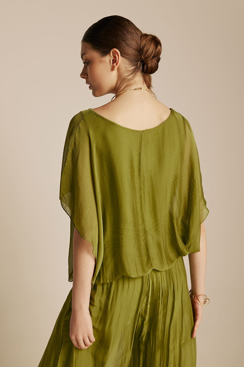 Eugenie Top - Olive Green