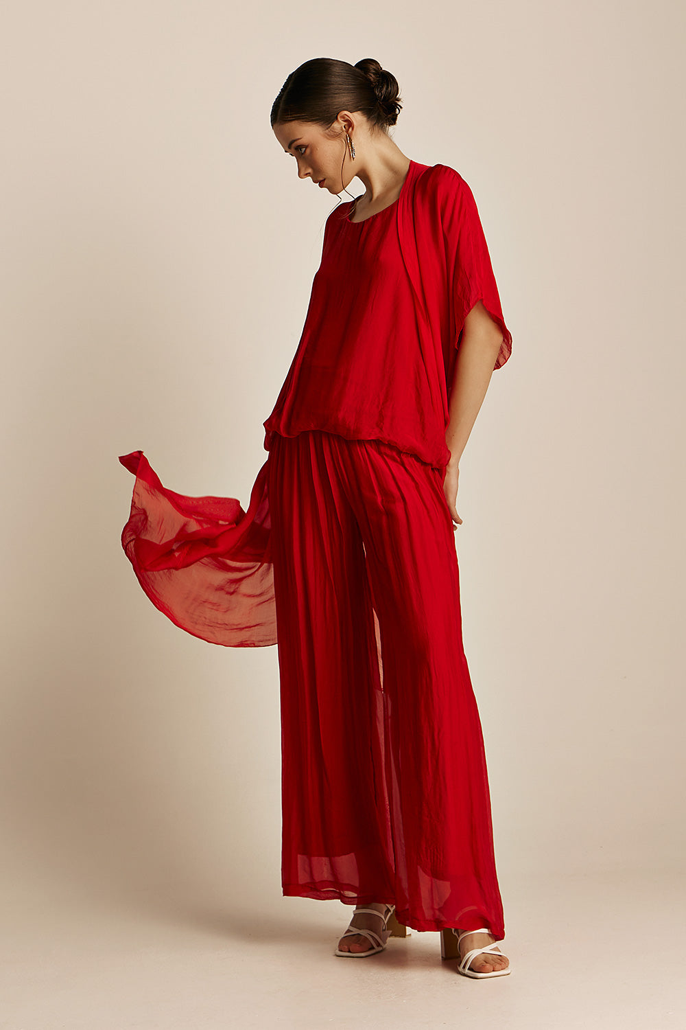 Rhea Kimono - Red