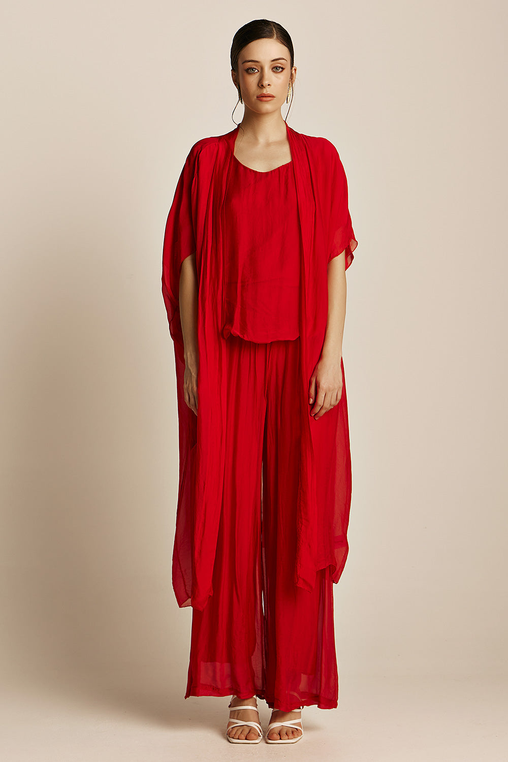 Rhea Kimono - Red
