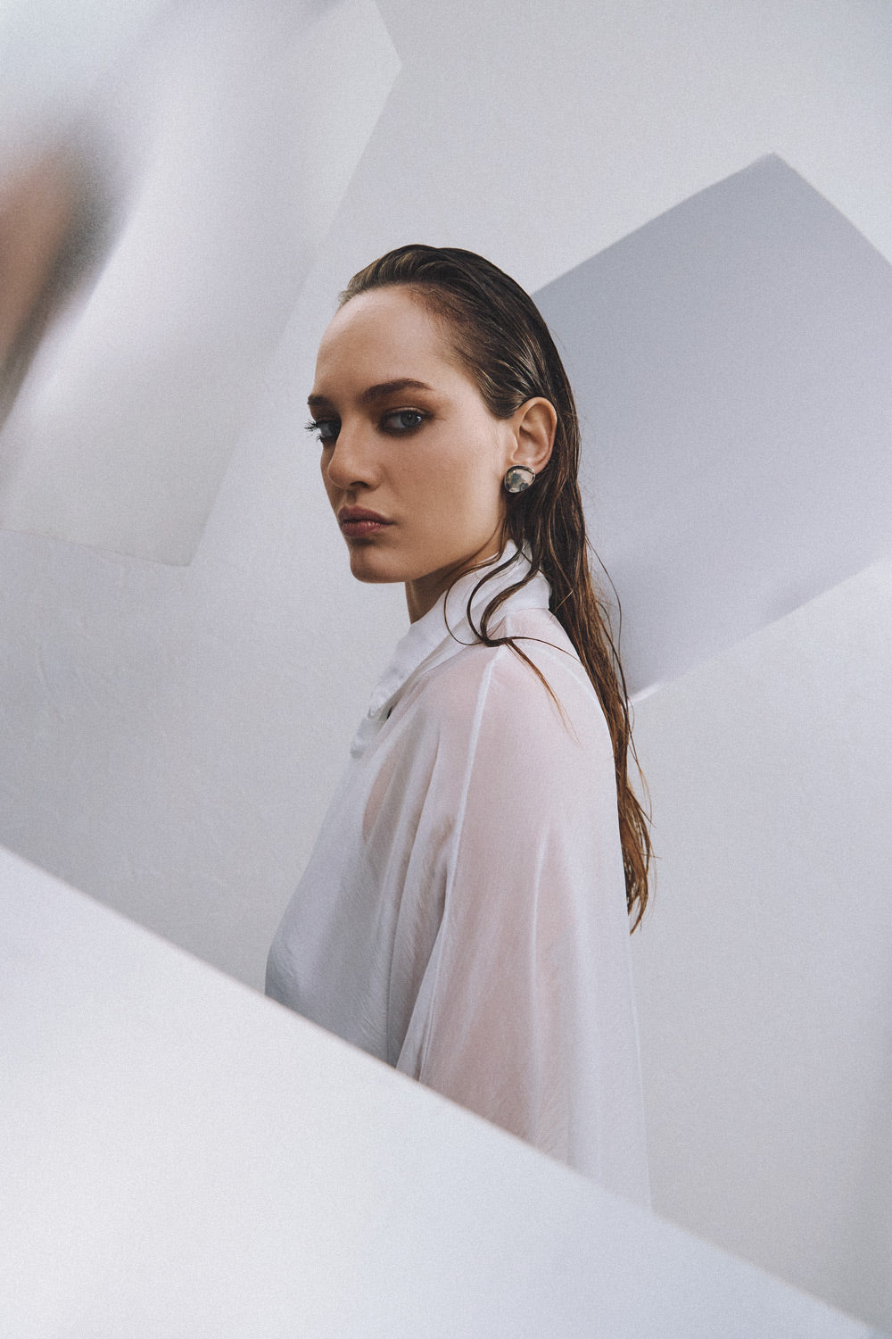 Alkyoni Shirt | White