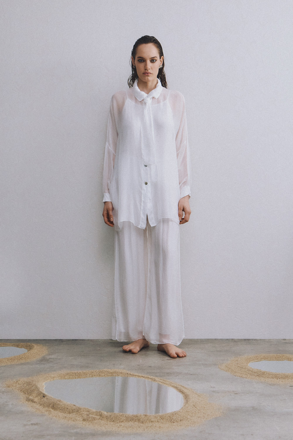 Alkyoni Shirt | White