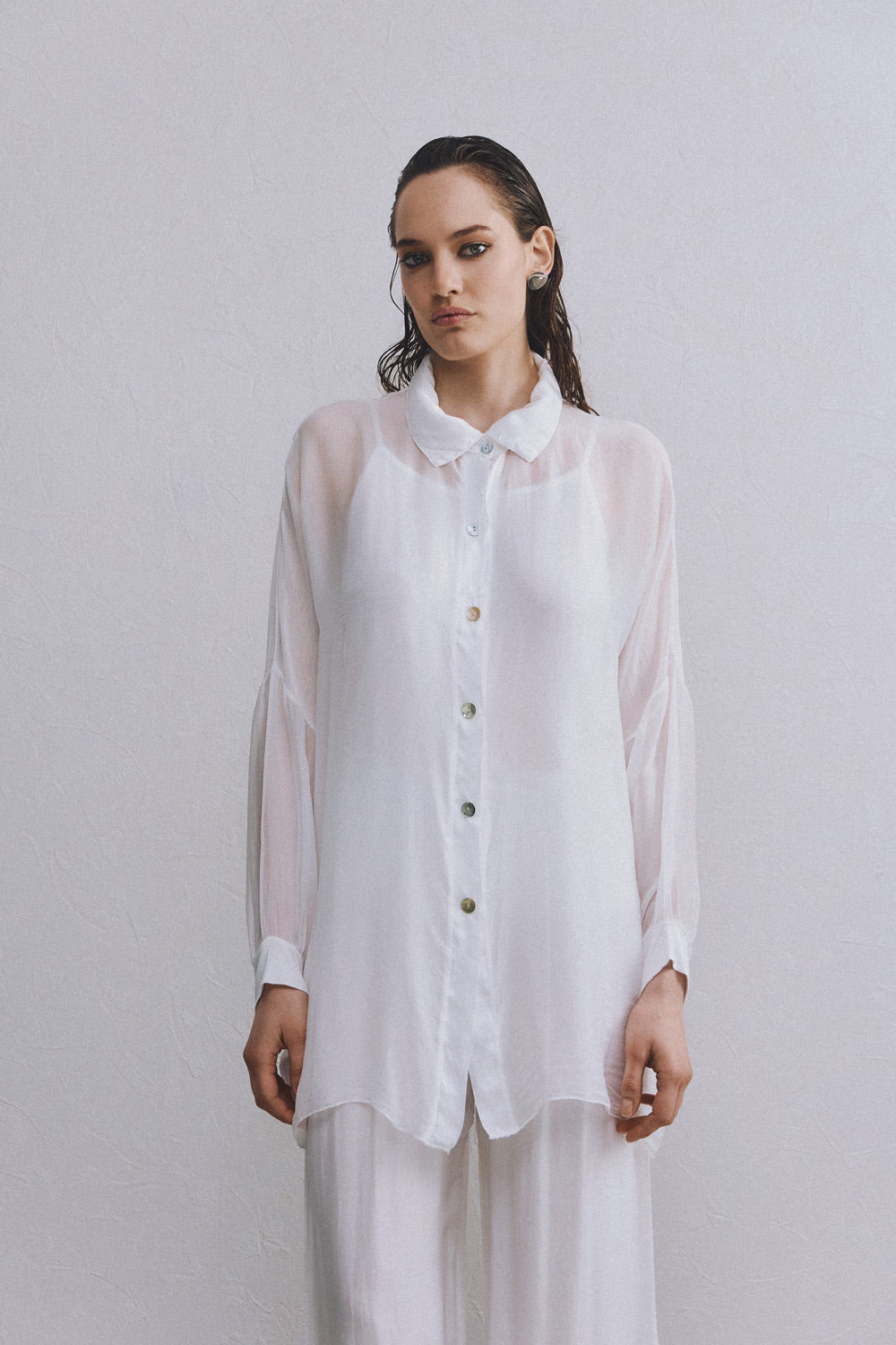 Alkyoni Shirt | White