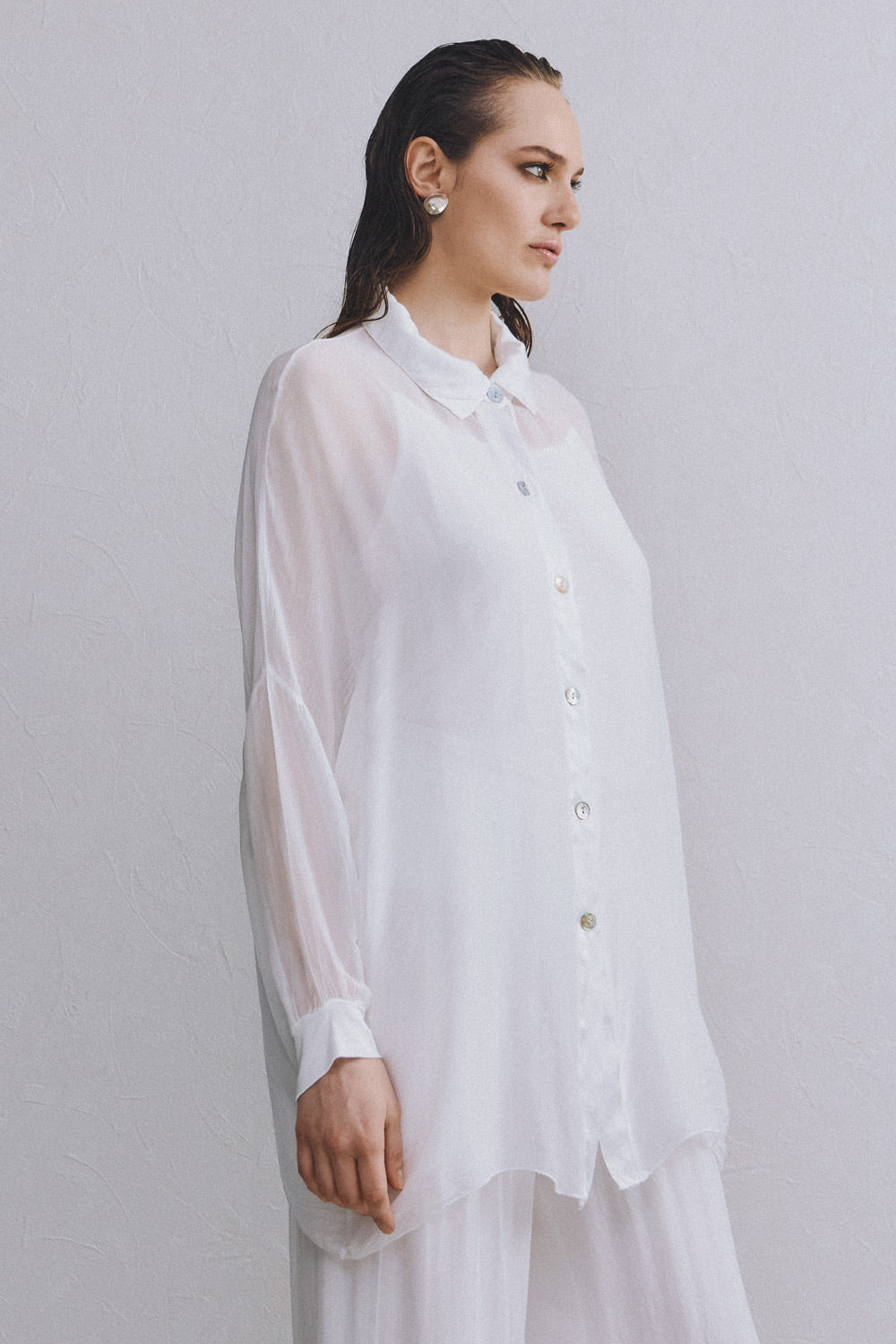 Alkyoni Shirt | White