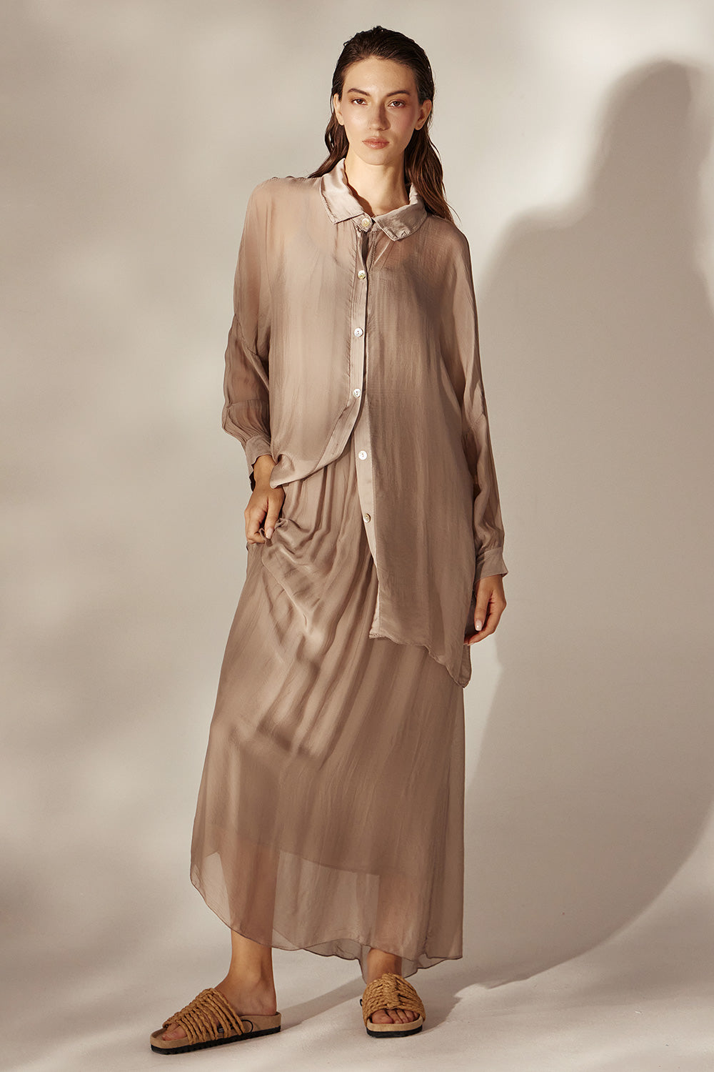 Alkyoni Shirt | Beige