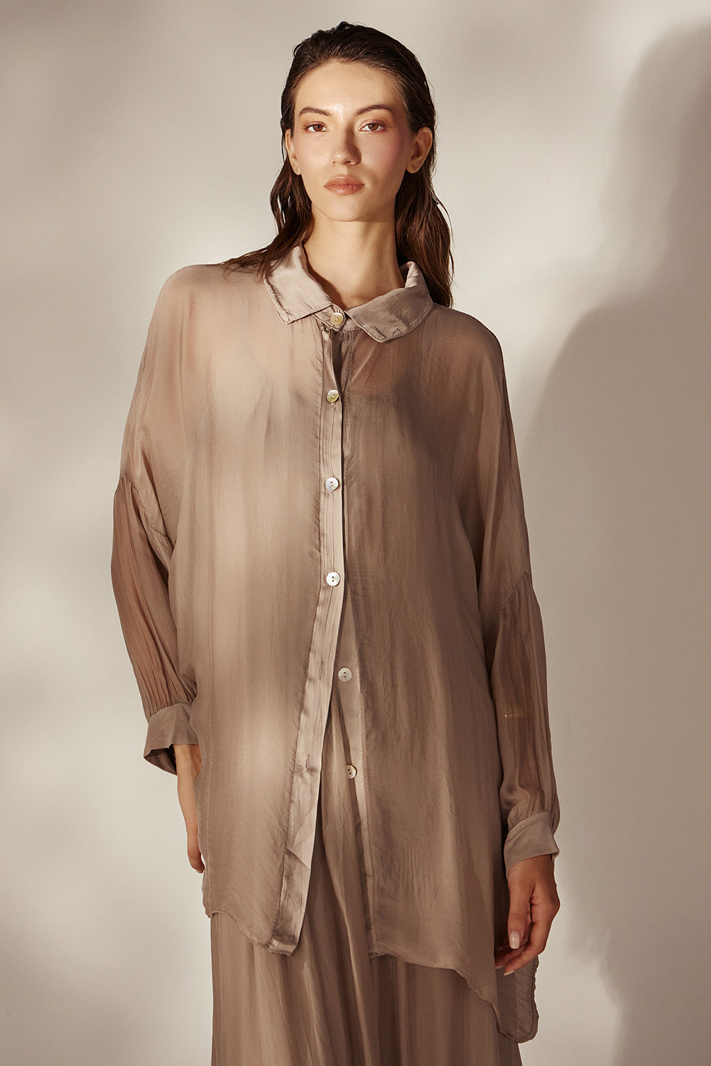 Alkyoni Shirt | Beige