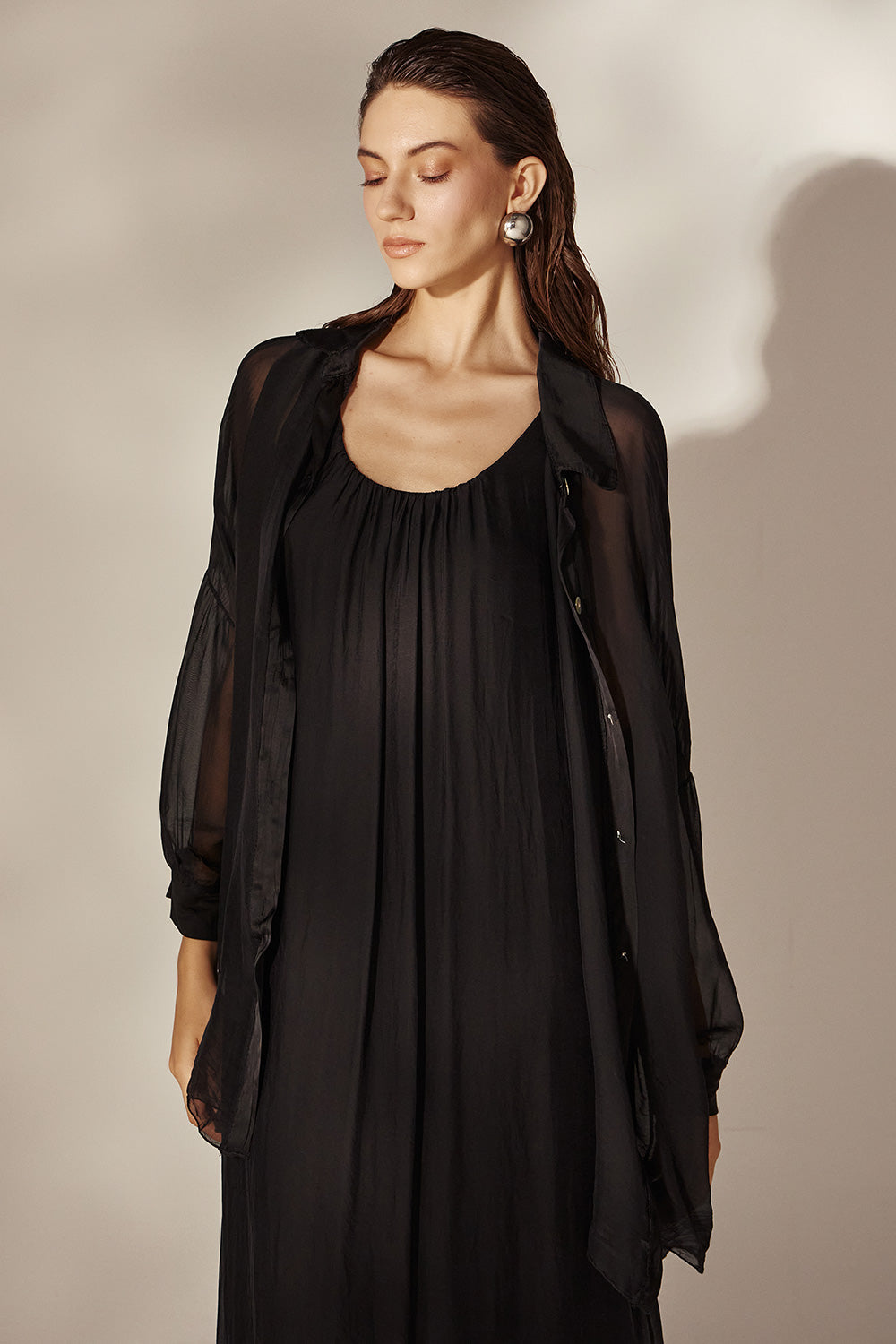 Alkyoni Shirt - Black