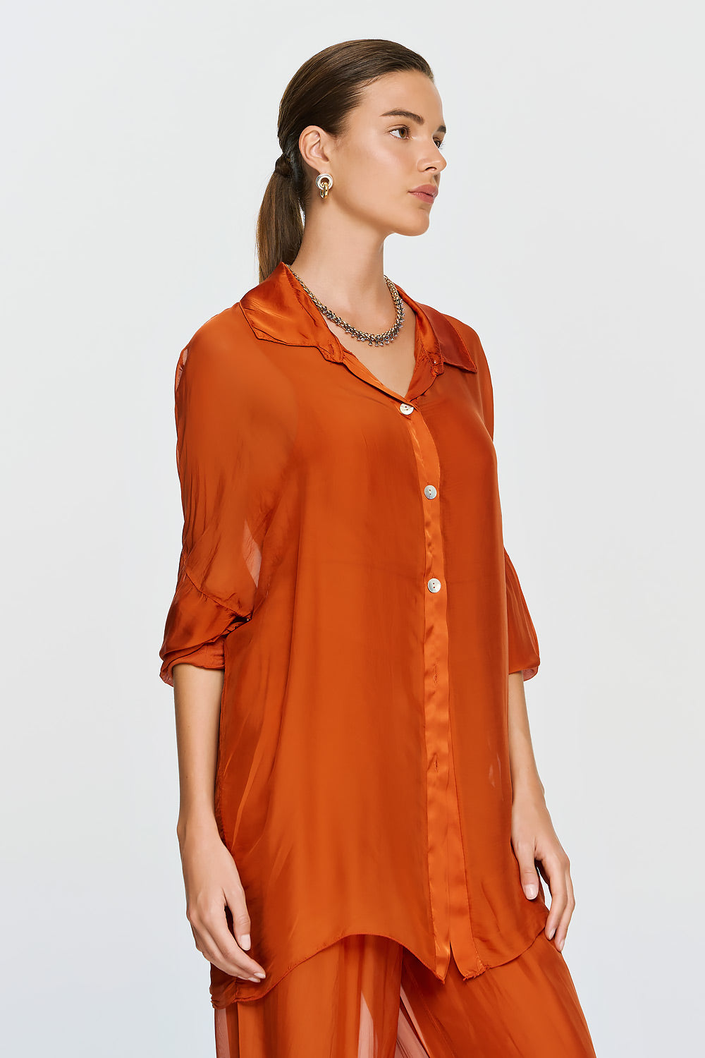 Alkyoni Shirt | Burnt Orange