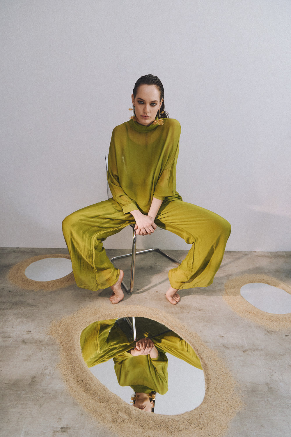 Ismini Pants | Olive Green
