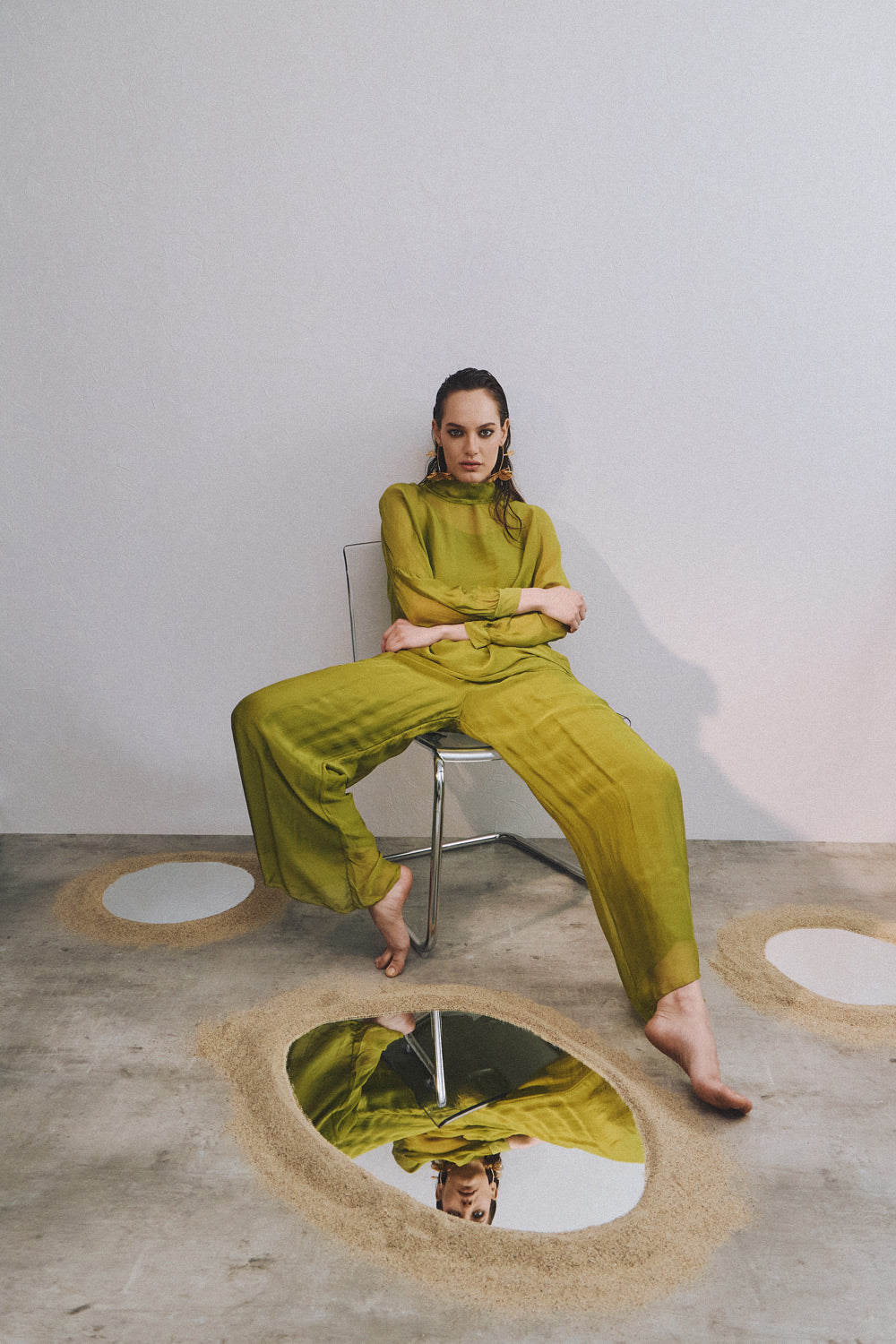 Ismini Pants | Olive Green