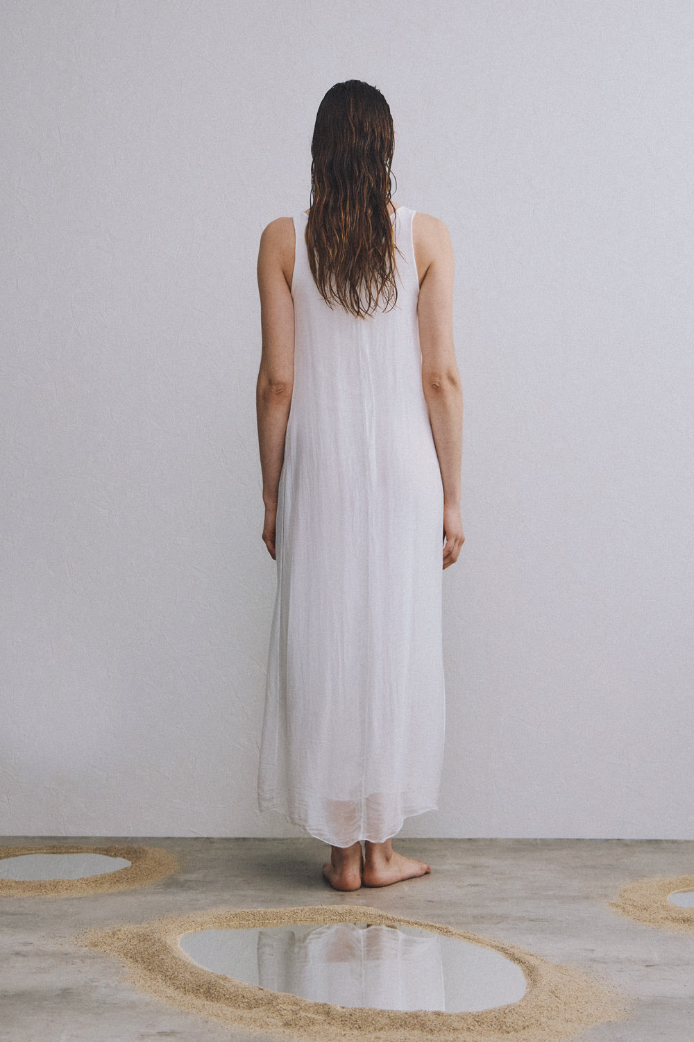 Hydra Long Dress | White