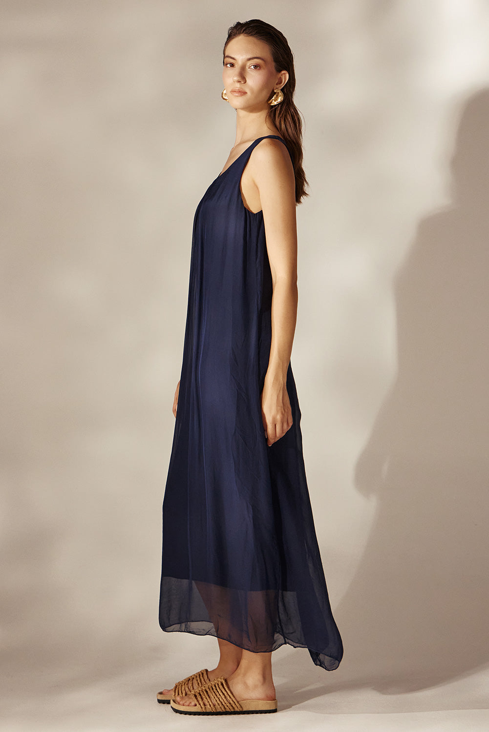Hydra Long Dress - Blue