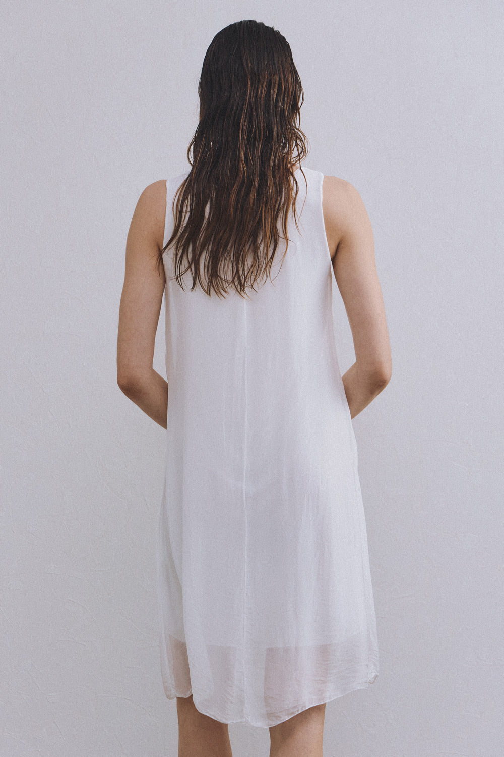 Hydra Short Dress | White