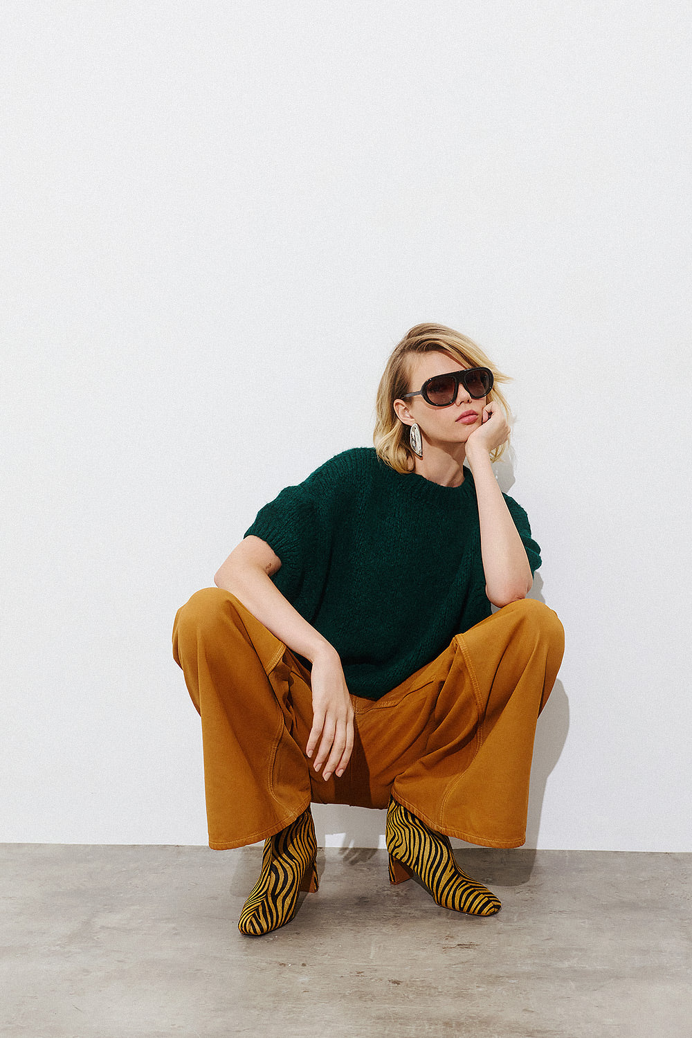 Short Sleeve Pullover - Green