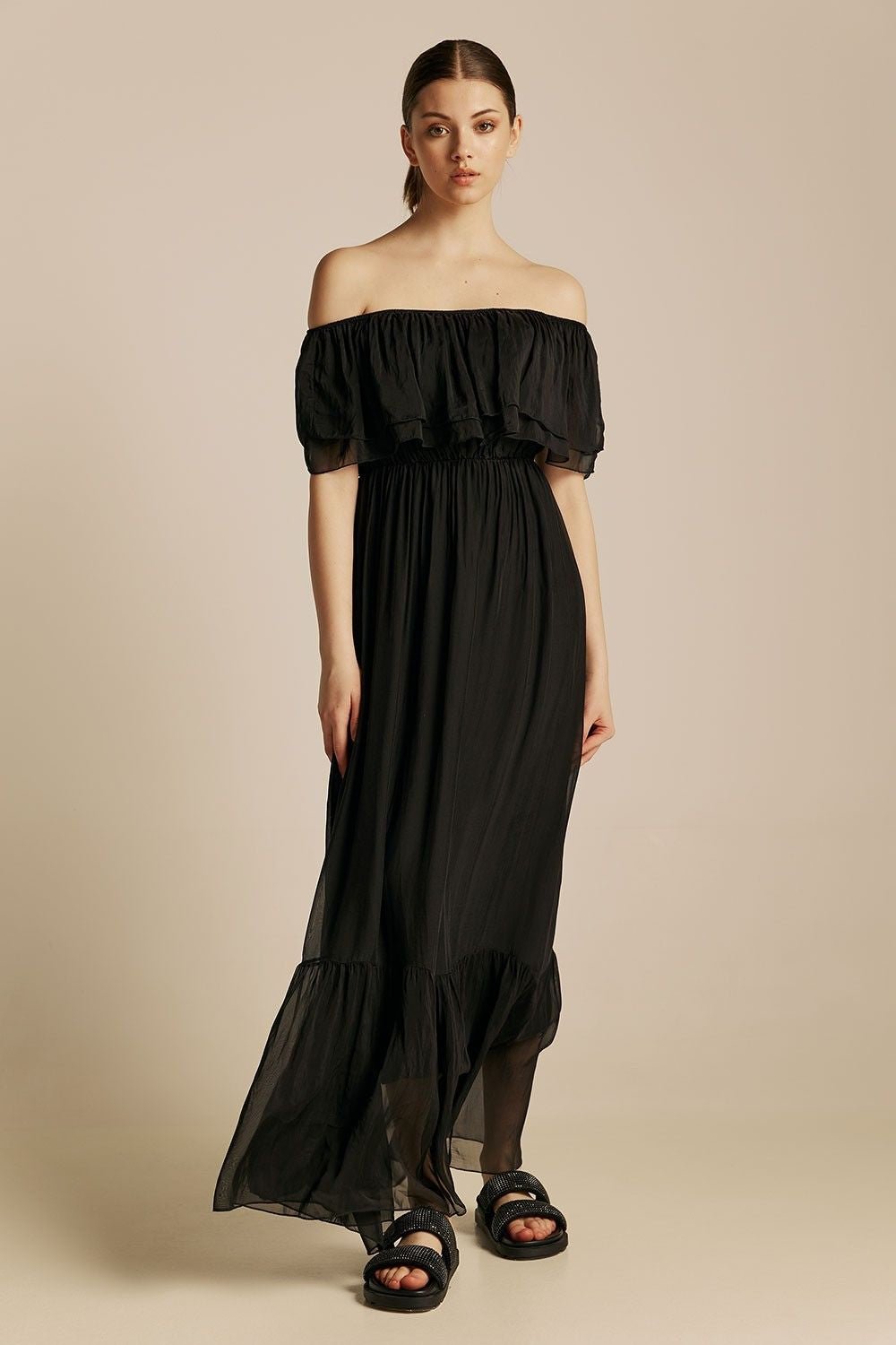 Anthia Dress | Black