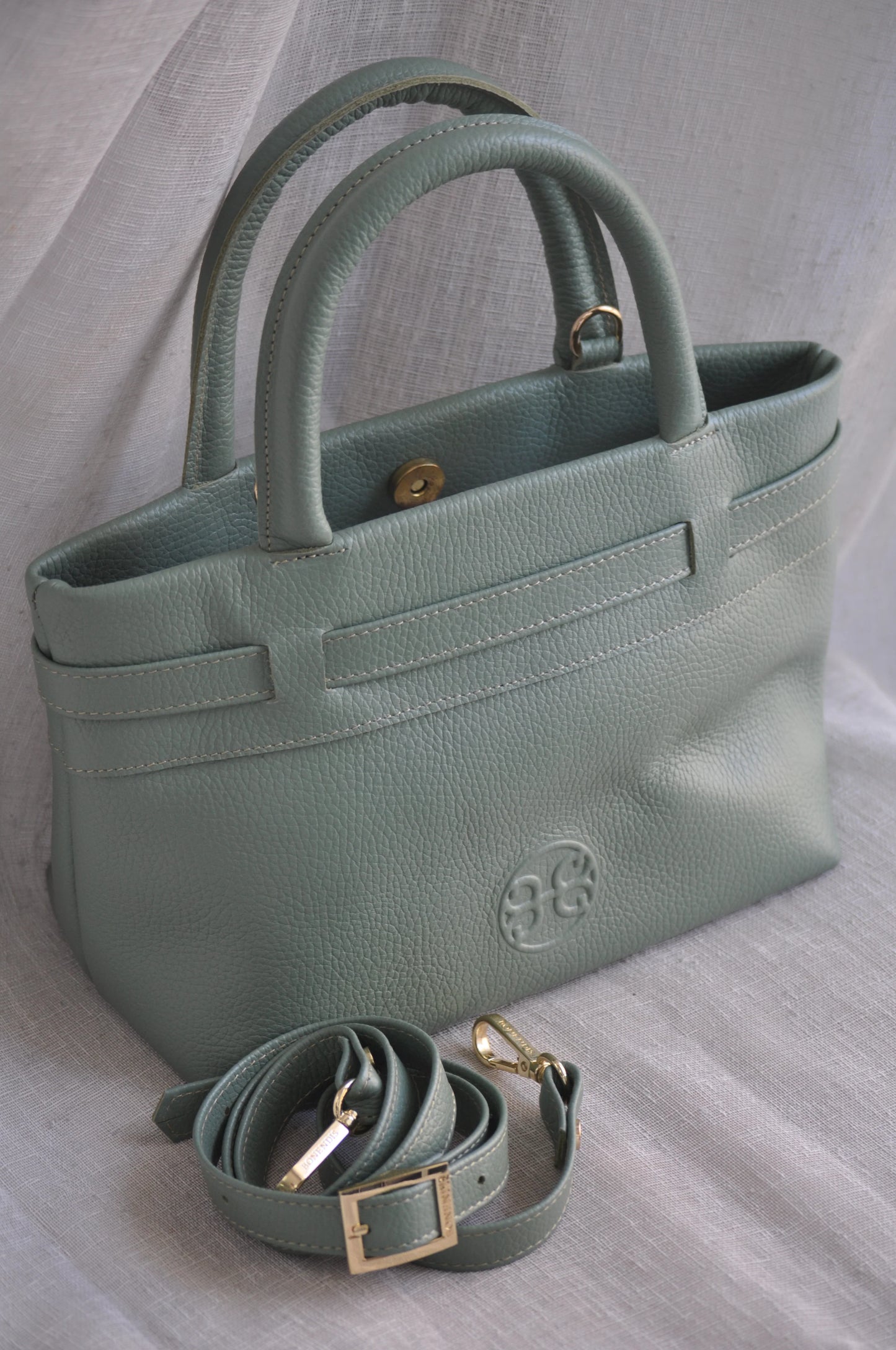 Emily 25 Leather Handbag - Mint