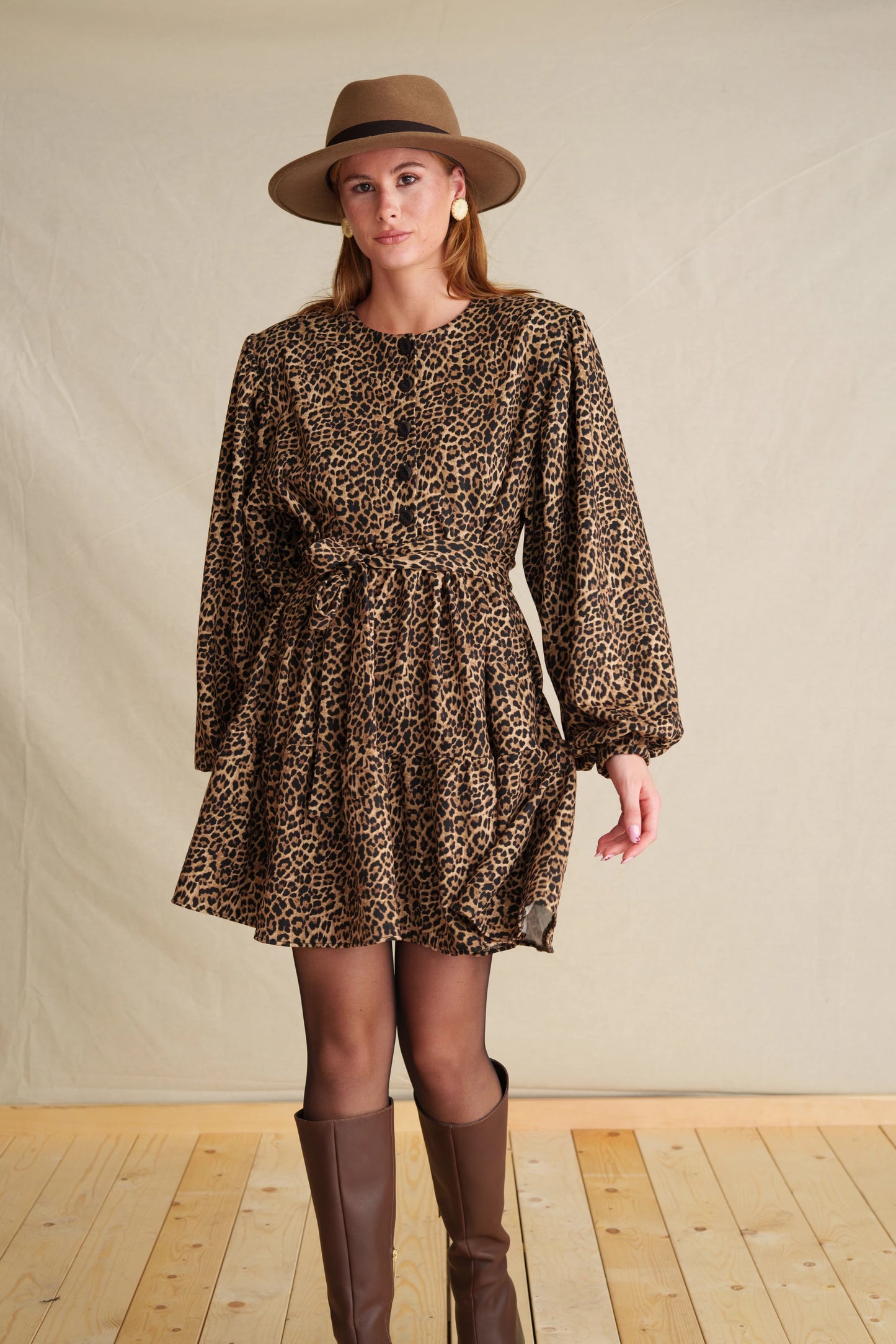 Animal Futter Mini Dress