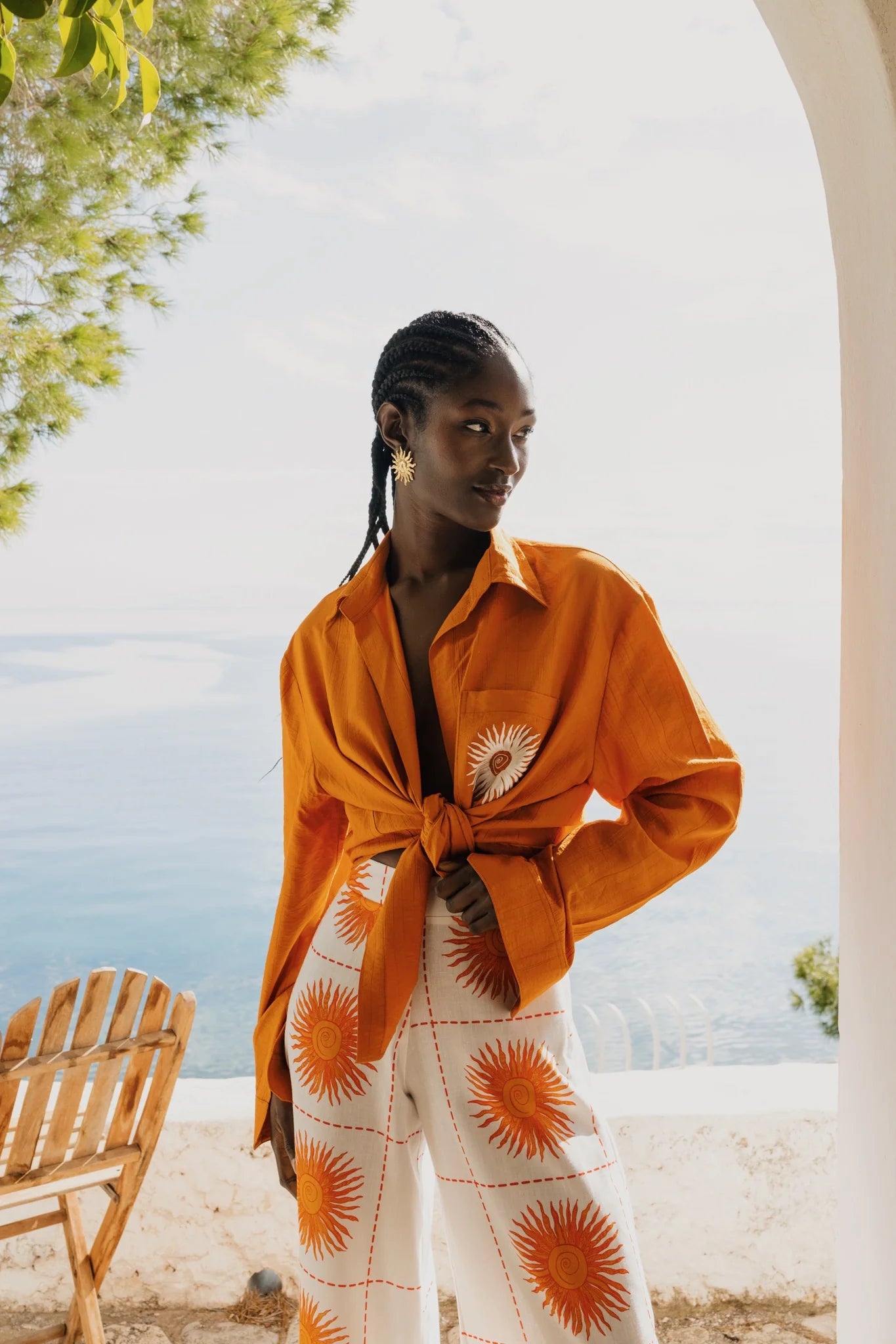 Soleil Unisex Shirt - Orange