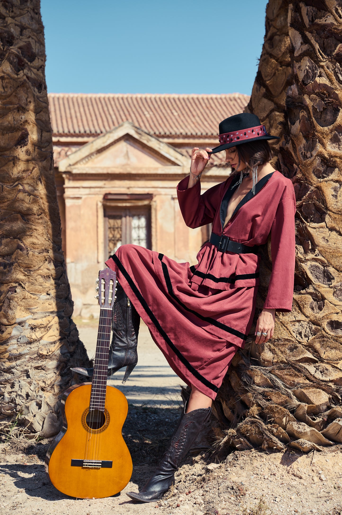 Red Queen Midi Dress