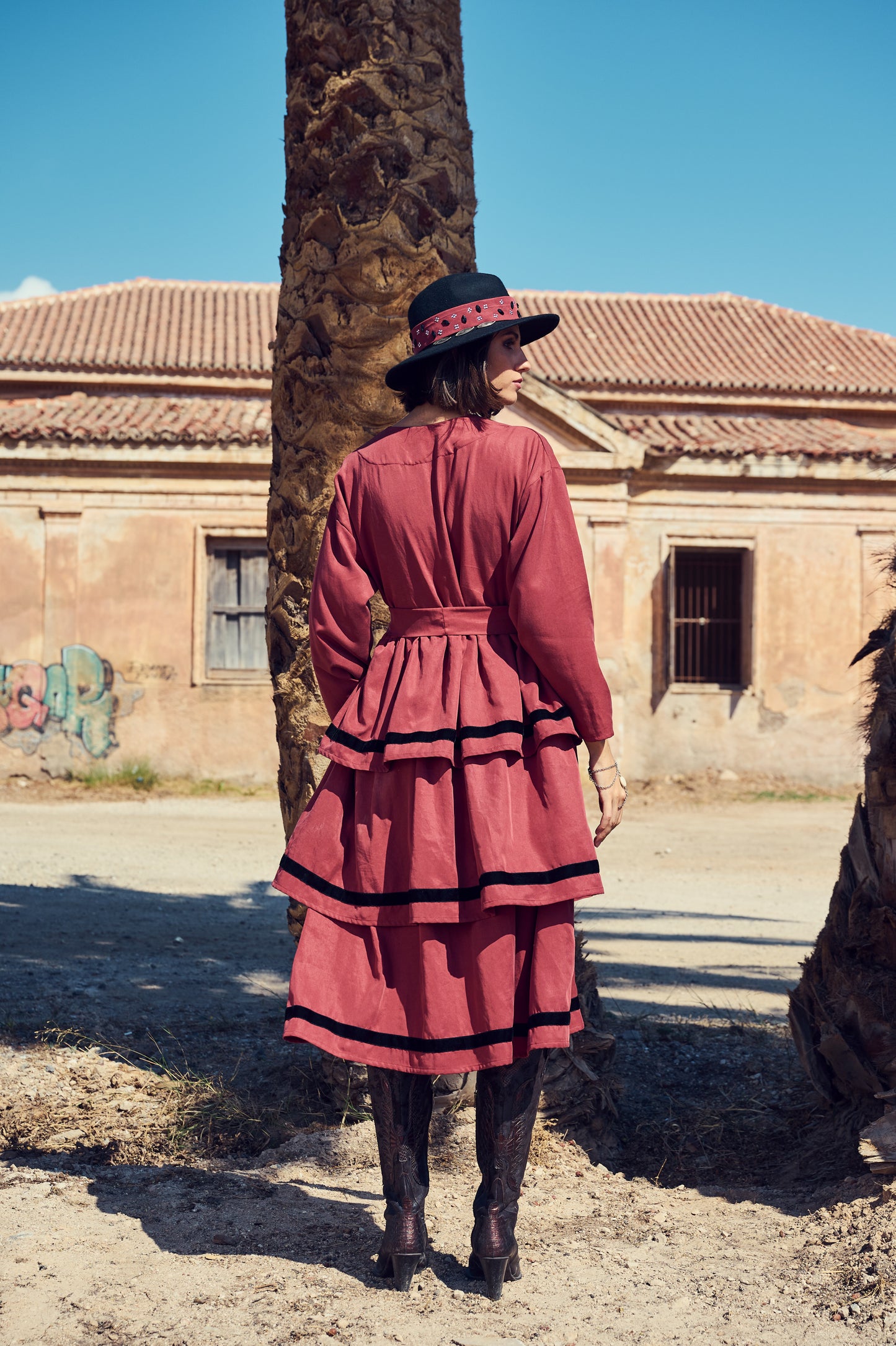 Red Queen Midi Dress