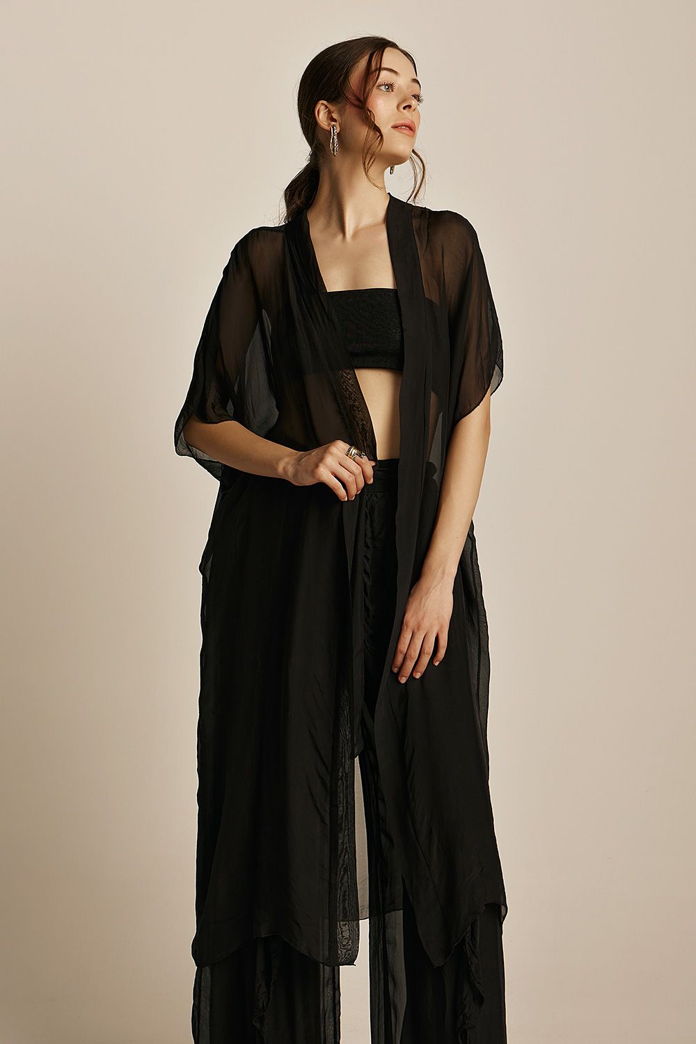 Rhea Kimono | Black