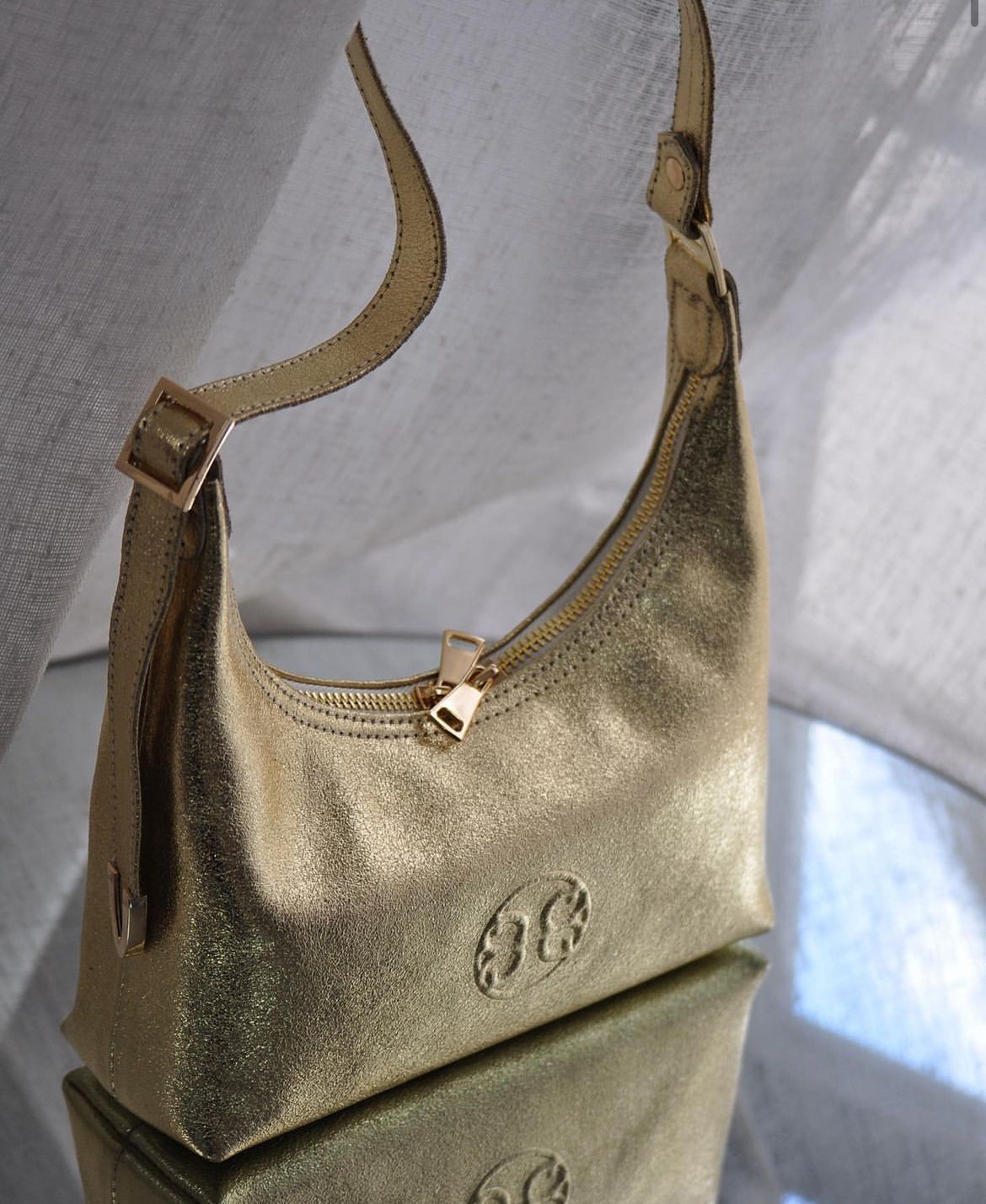 Dancing Queen Leather Bag - Glod