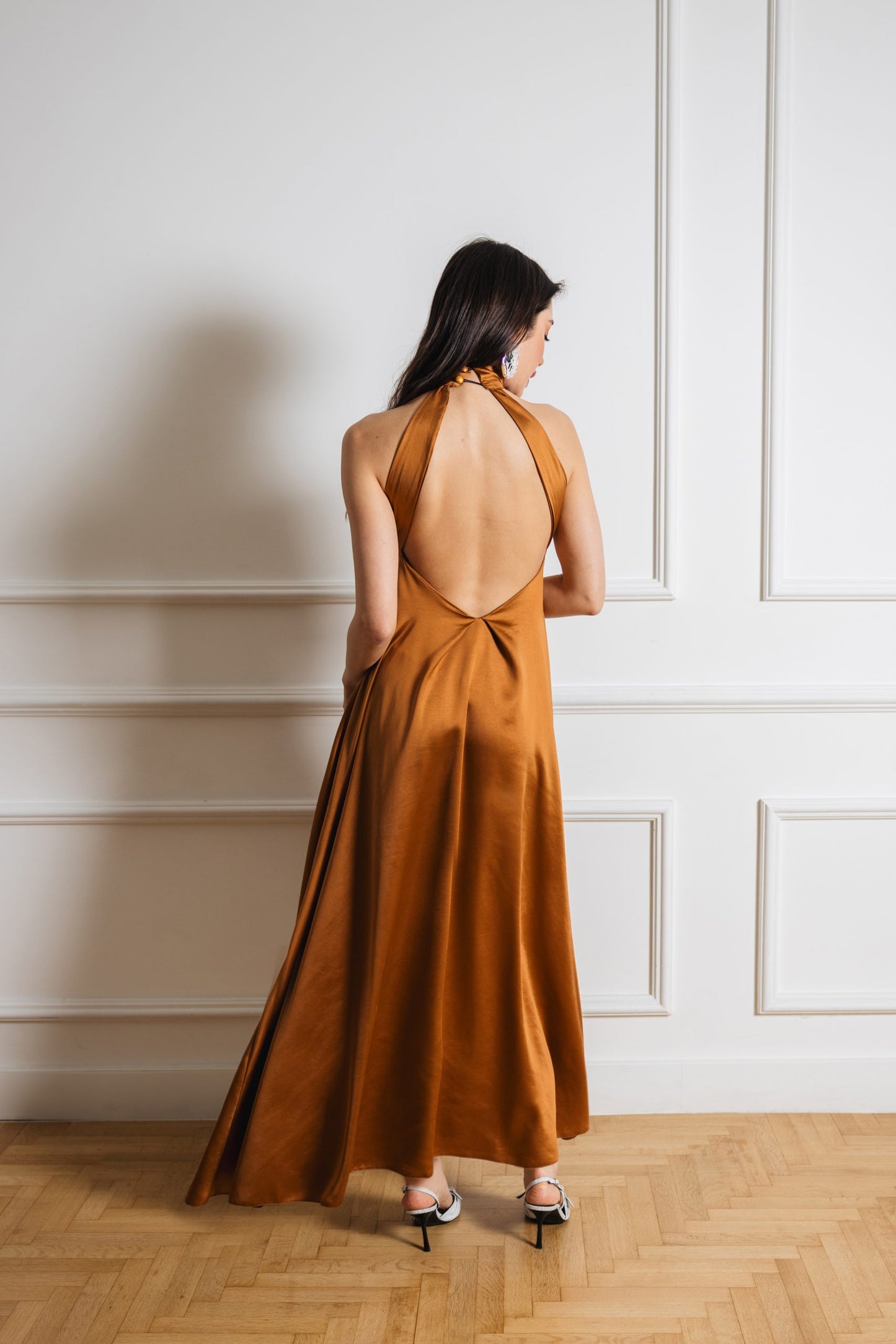 Iliovasilema Maxi Dress - Gold