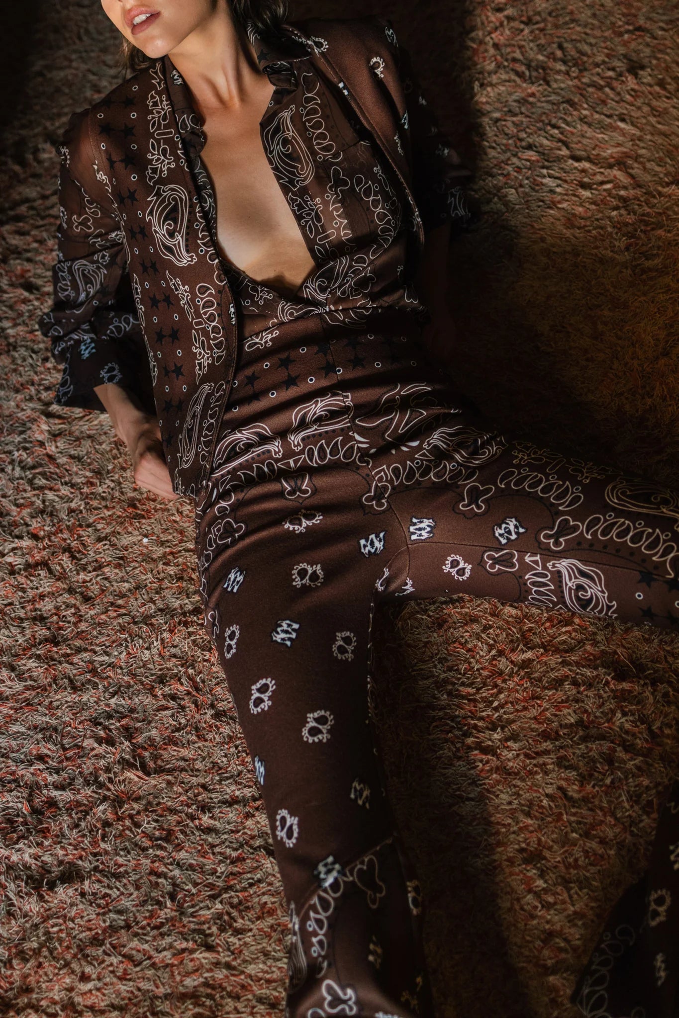 Rodeo Unisex Shirt Brown