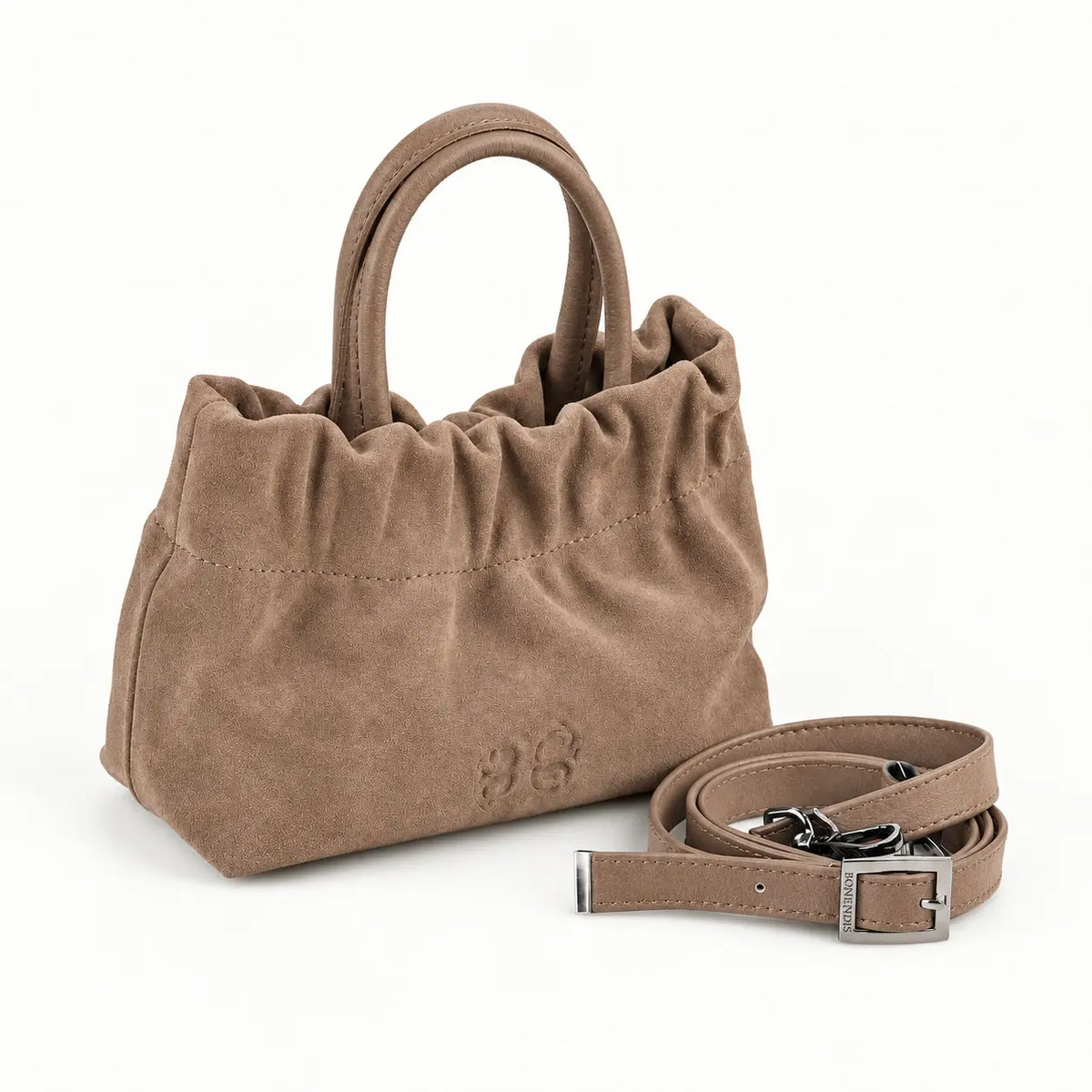 Nefeli Mini Leather Bag - Mocca