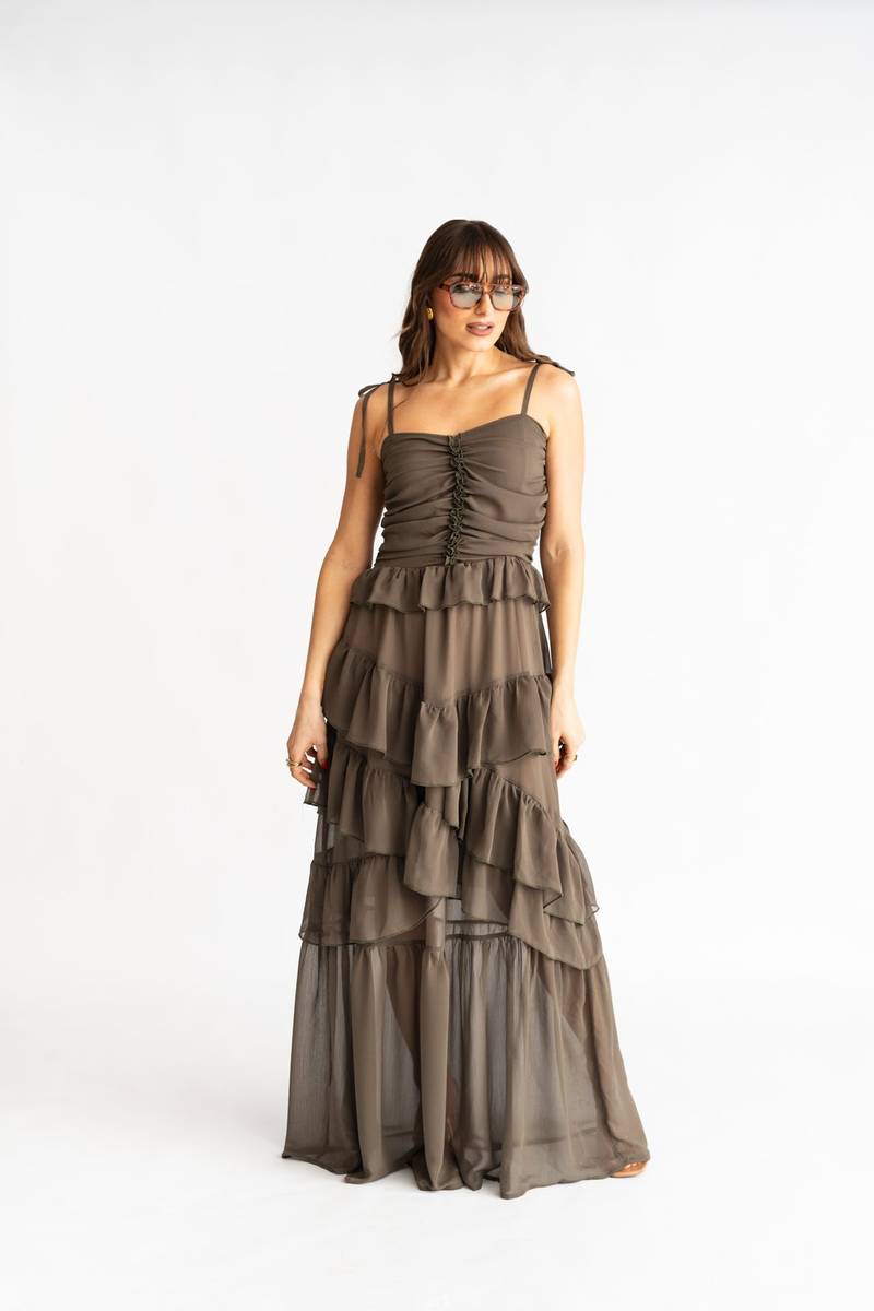 Olive Maxi Dress
