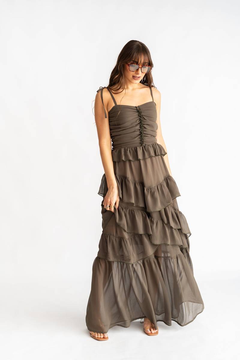 Olive Maxi Dress