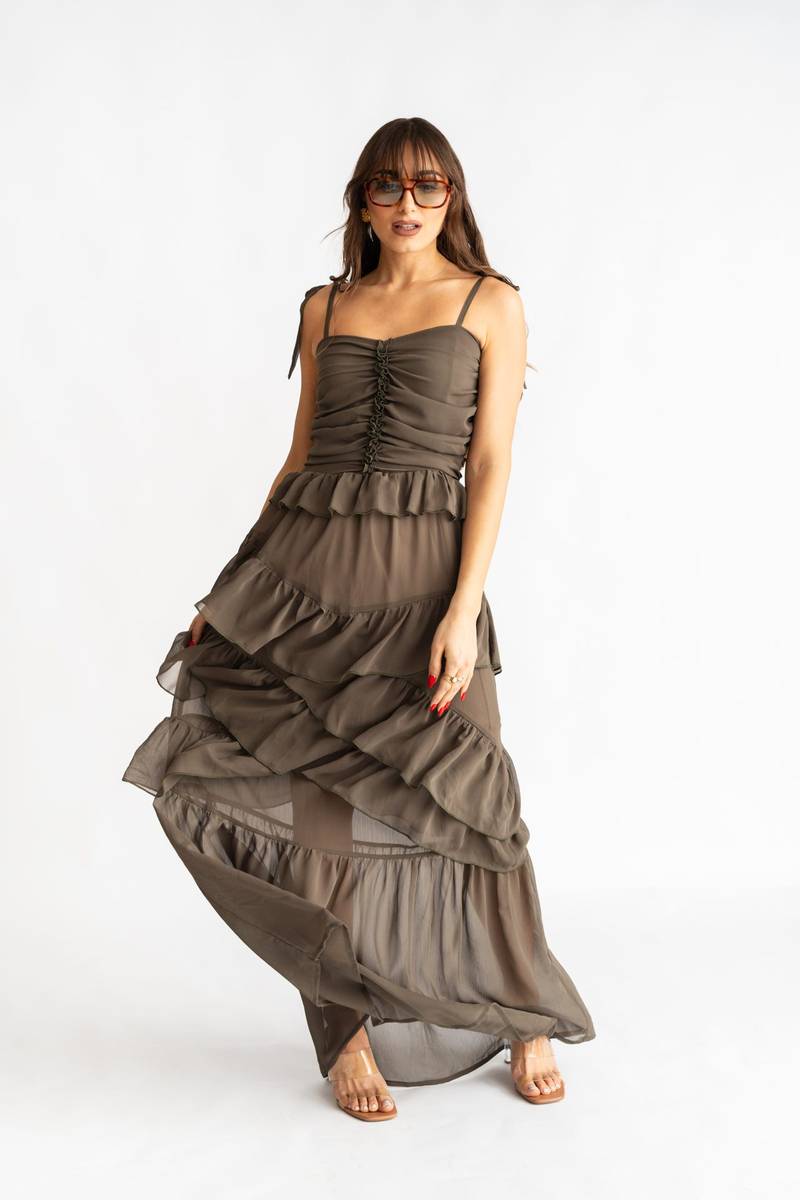 Olive Maxi Dress