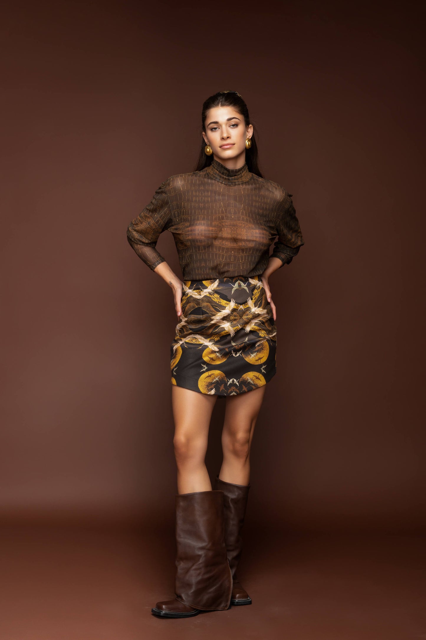 Yoko Mesh Top
