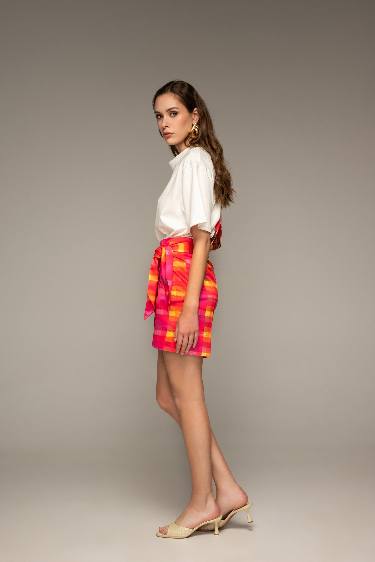 Picnic Mini Wrap Skirt