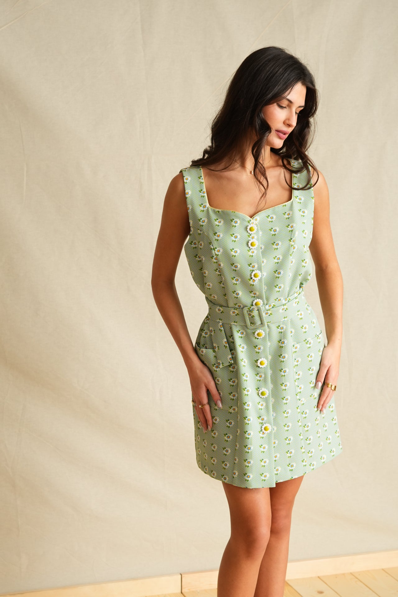 Little Lora Vintage Mini Dress