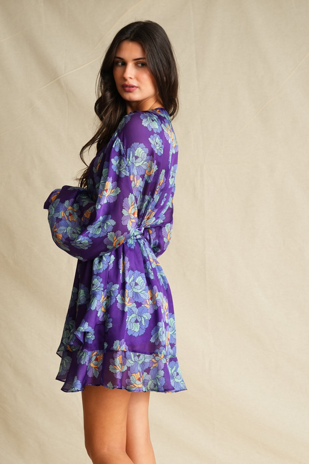 Boogie Purple Mini Dress