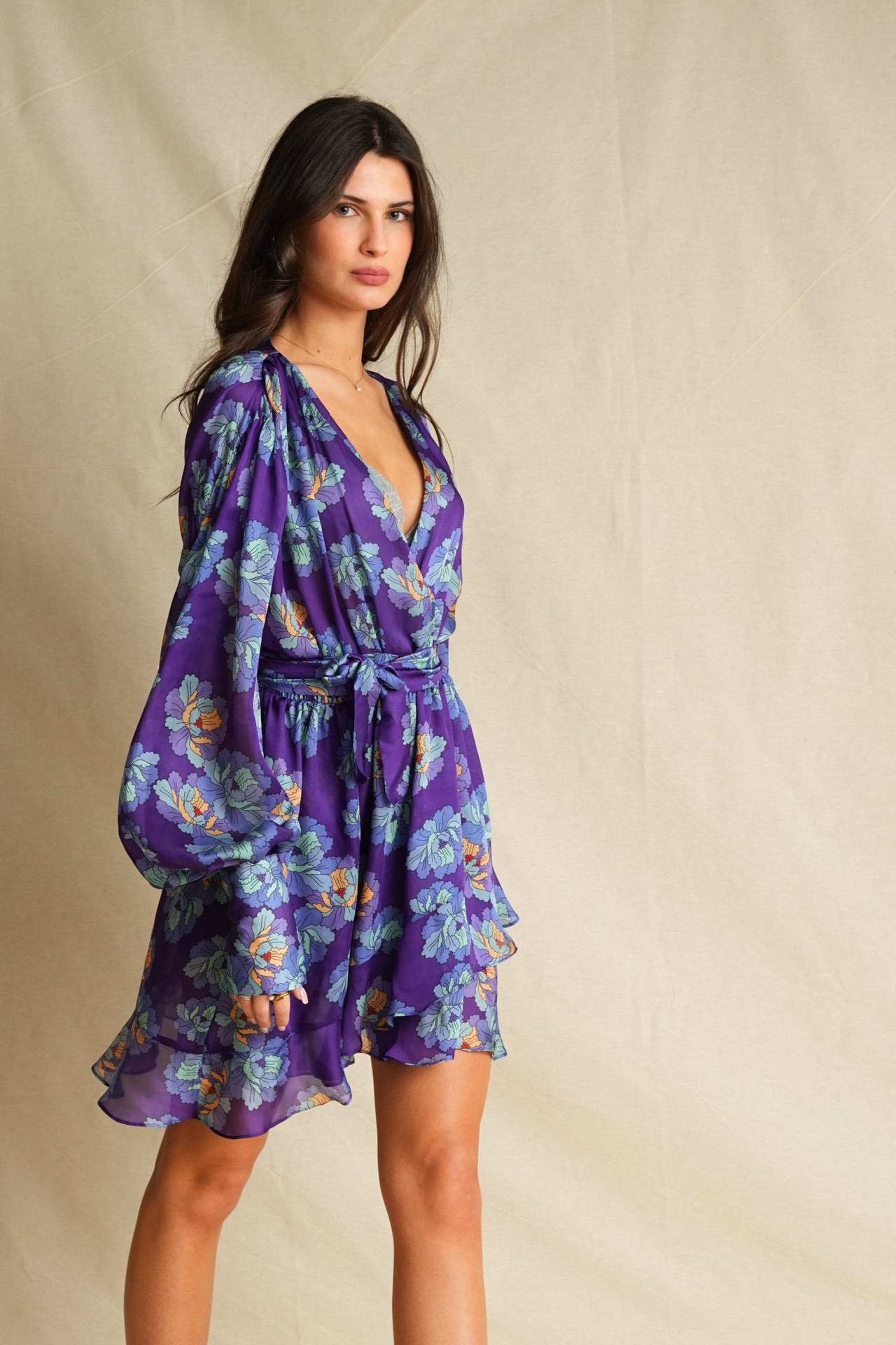Boogie Purple Mini Dress