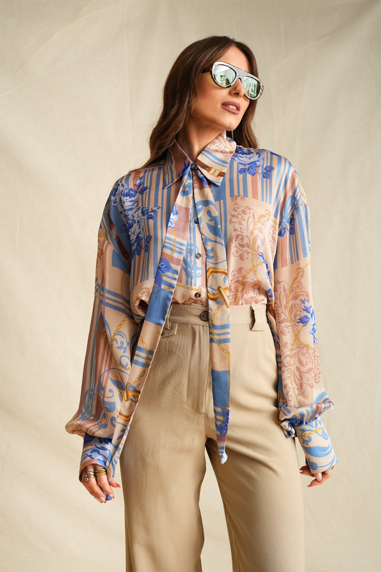 Harley's Rose Oversized Shirt