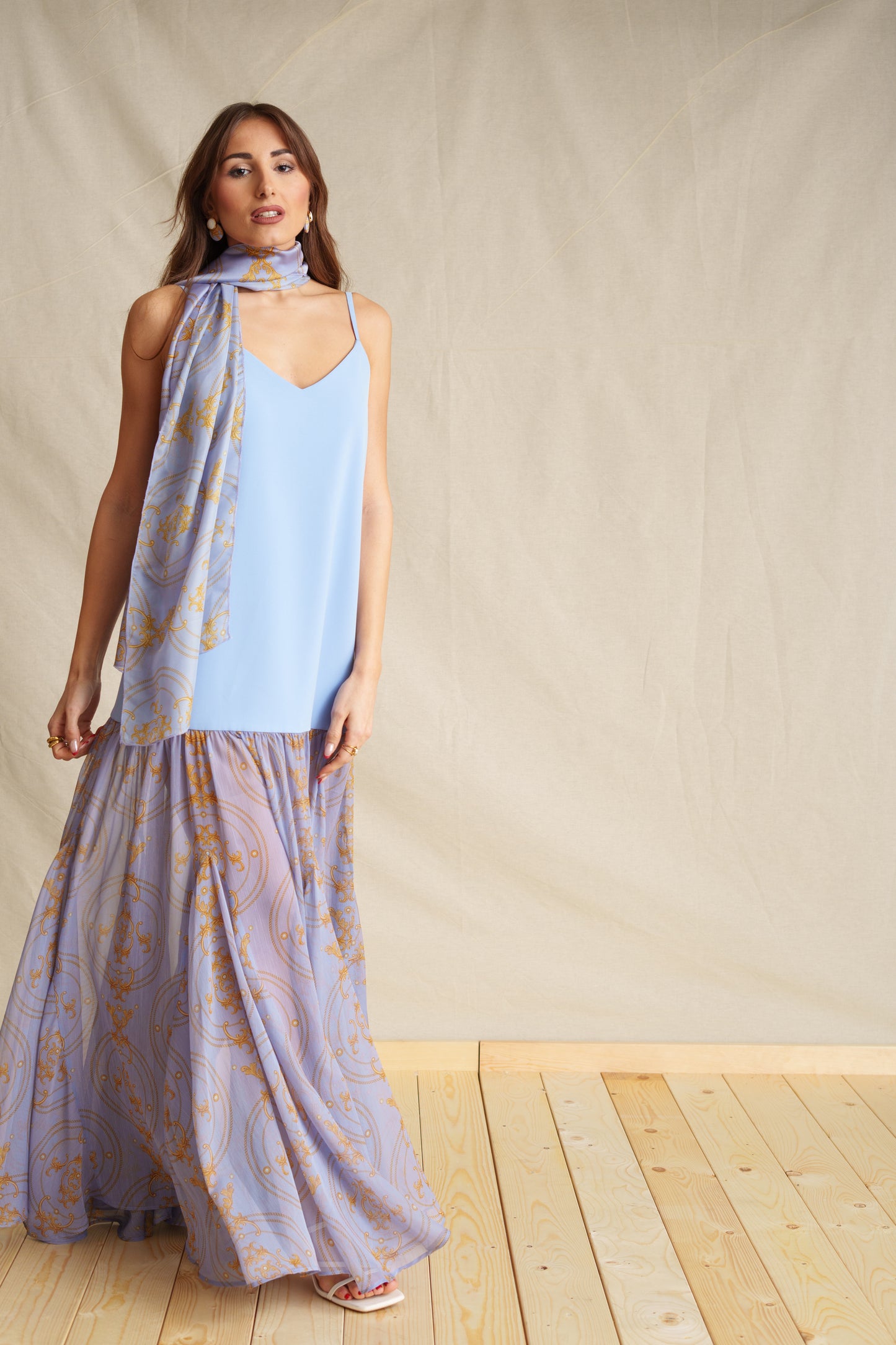 Light Blue Maxi Dress