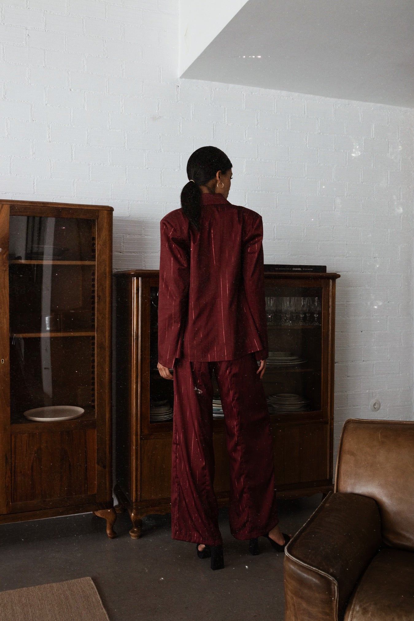Chloe Jacket - Wine Red