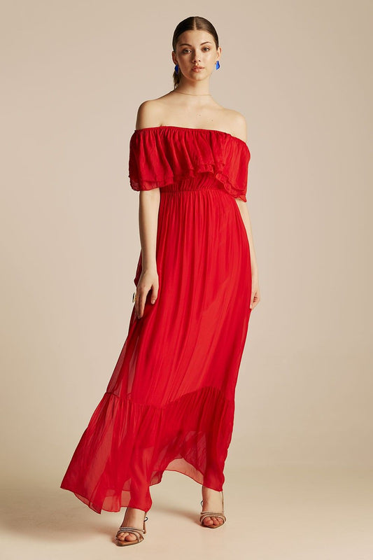 Anthia Dress | Red